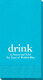 Big Word Drink Guest Towels Image 4 of 4
